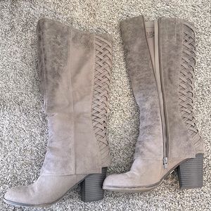 Fergalicious brand heel boots